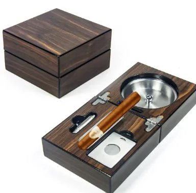 3-in-1 Foldable Cigar Ashtray Set