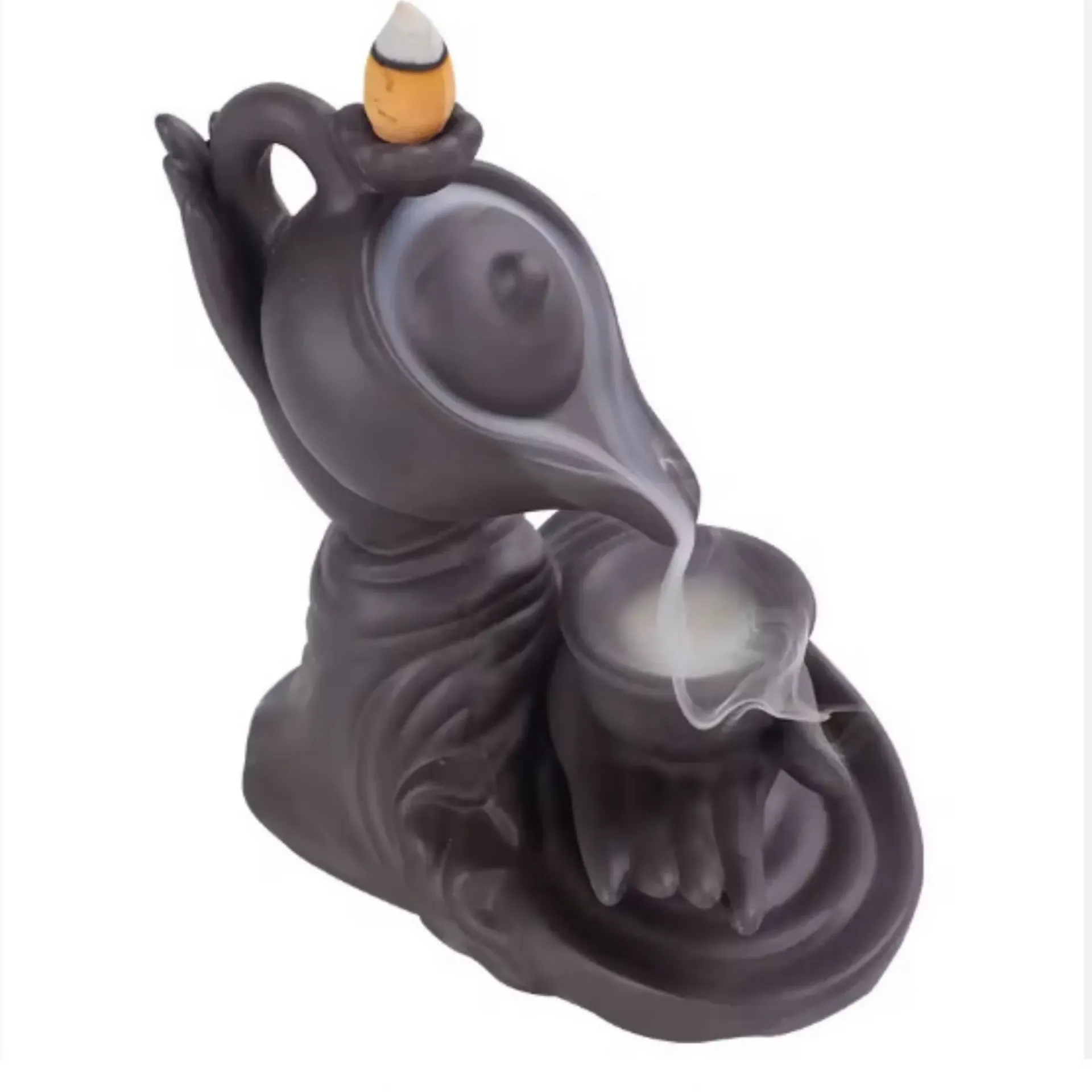 Ceramic Buddha Incense Burner