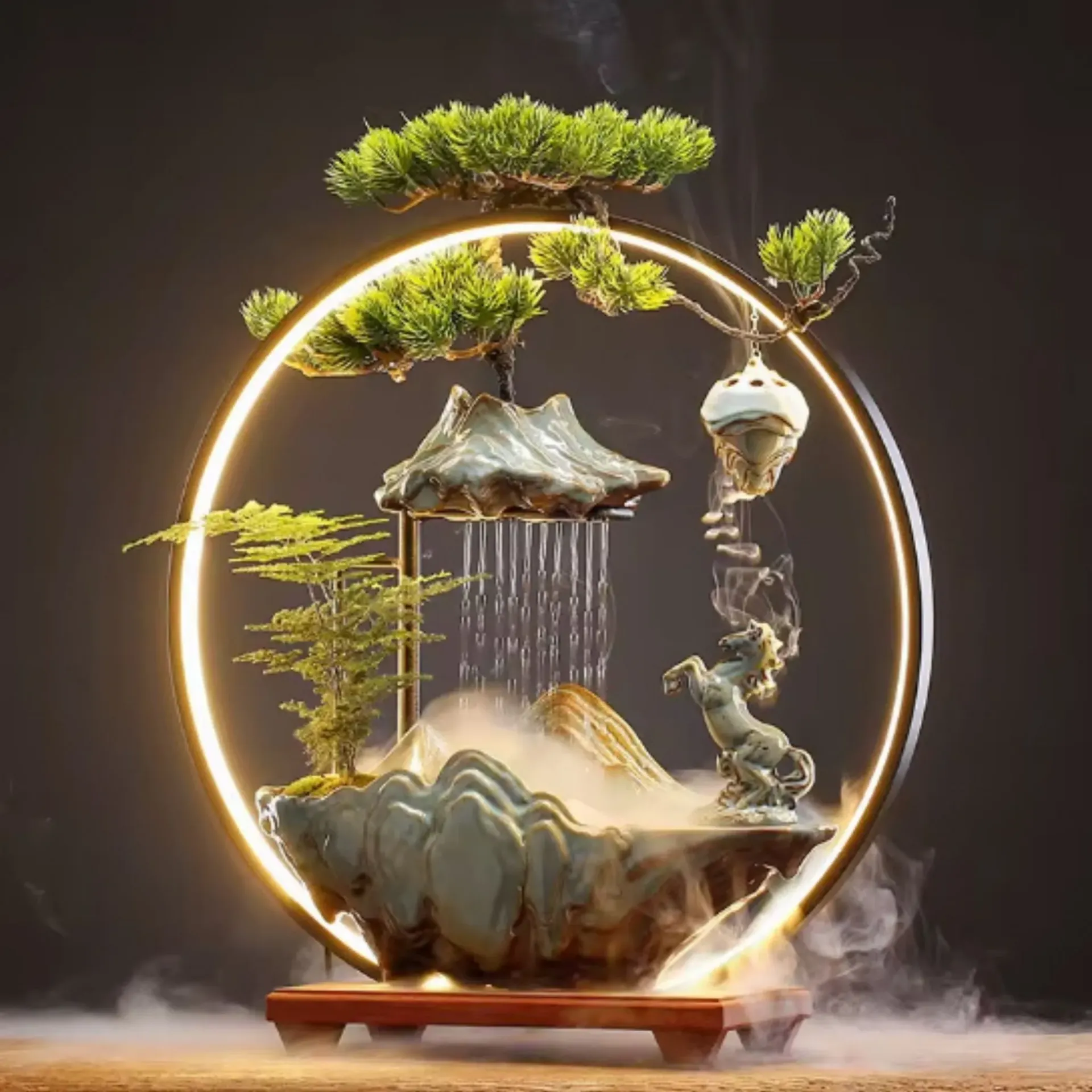 Feng Shui Style Indoor Waterfall