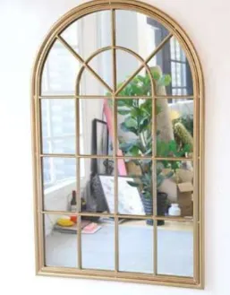 Arched Rome Gold Mirror