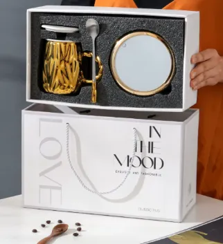 Luxury Ceramic Smart Coffee Mug Set