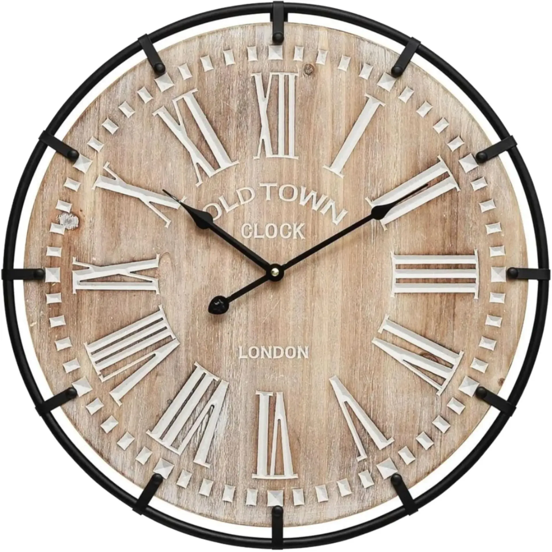 Old Town London Vintage Aesthetic Wall Clock